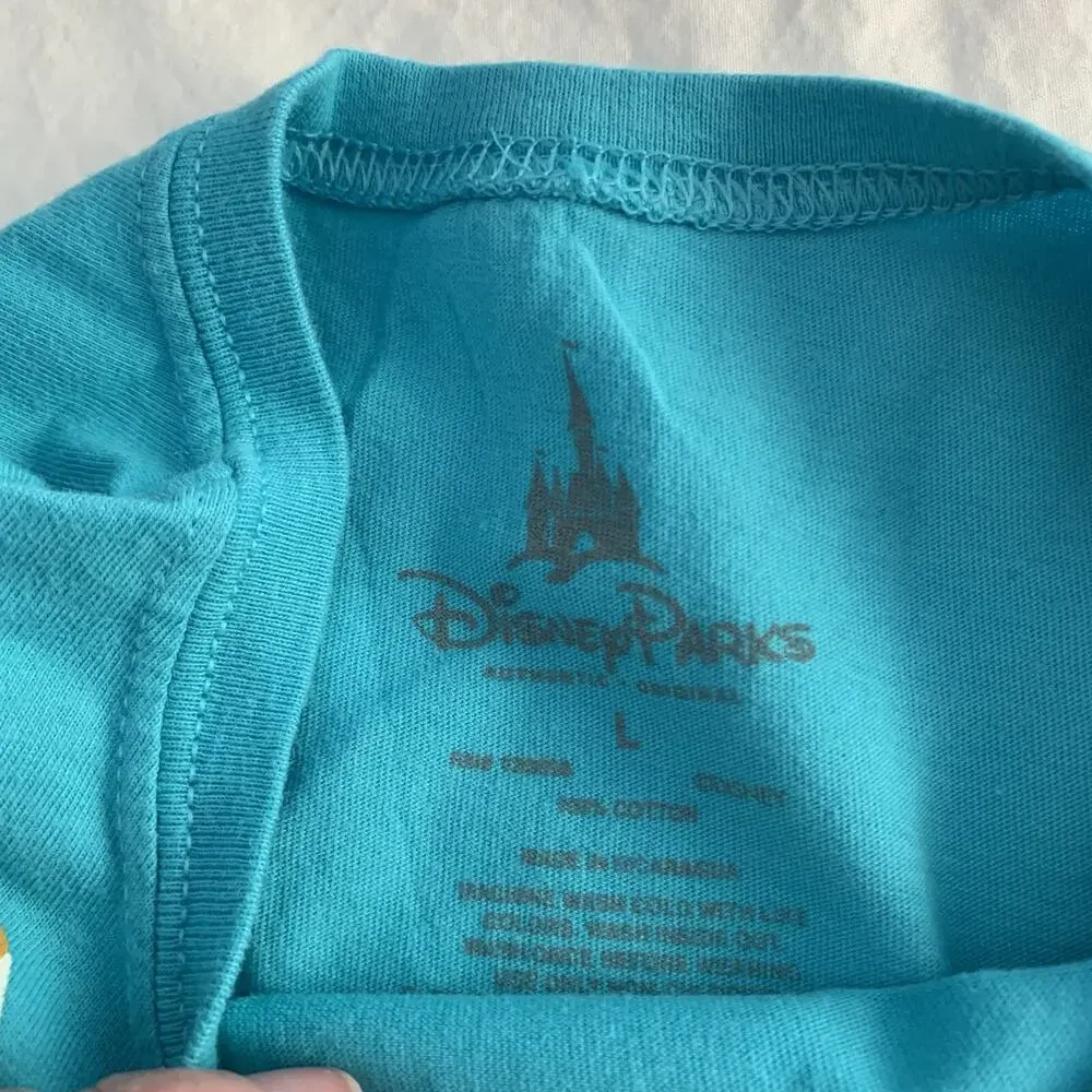 Disney Parks Pirate's League Mermaid Makeover Sz L Lrg 12Top T-Shirt Girls Shirt